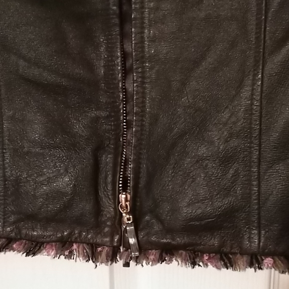 Terry Lewis classic luxuries leather jacket sz -xs - Picture 4 of 8